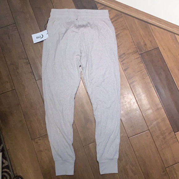 Zyia Gray Ribbed Joggers - Picture 8 of 11